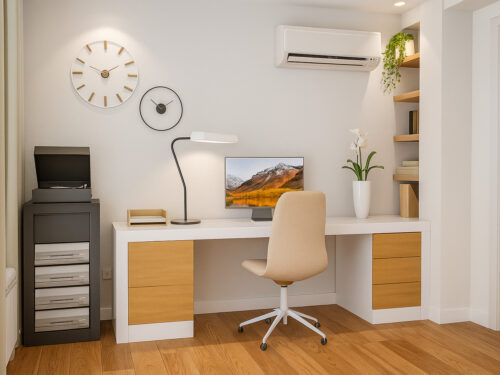 Mesa REX NEOSS doble cajonera