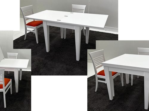 Mesa de comedor cuadrada libro