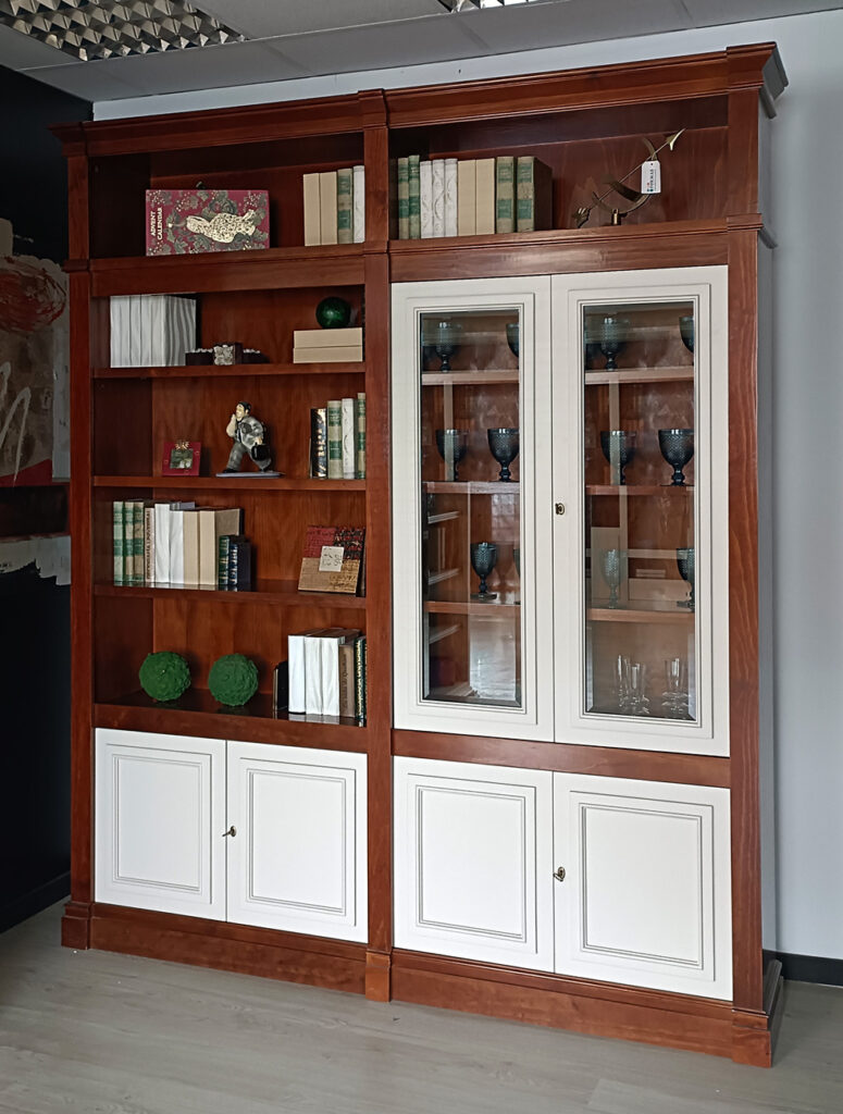 Librería bicolor con vitirna