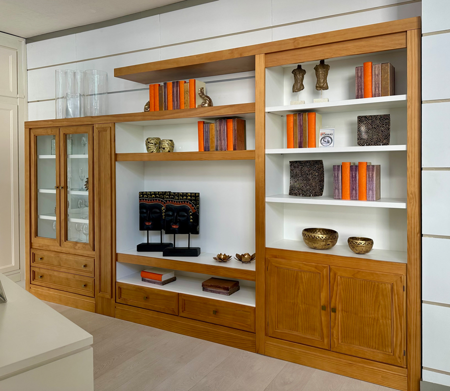 Mueble TV bicolor