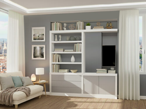 Mueble Hontanar TV  oculta