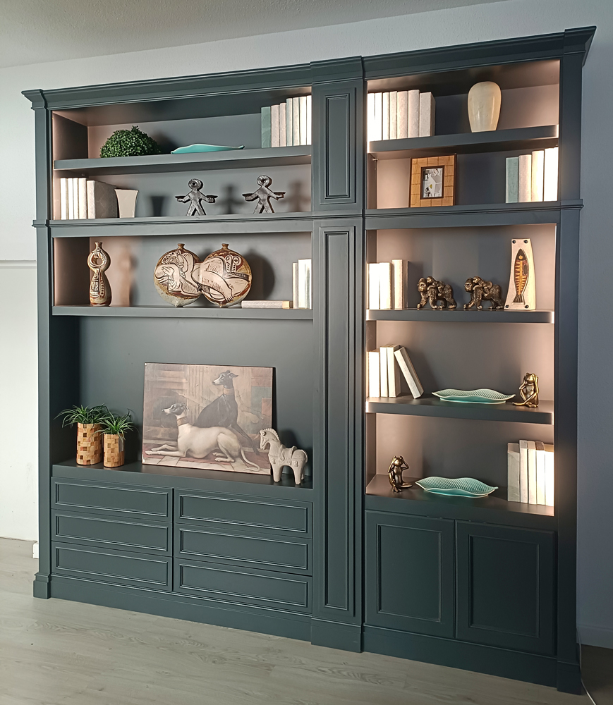 MUEBLE DE TV GRAFITO LEDS