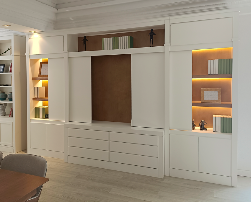 Mueble TV oculta