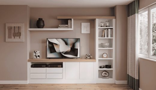 base TV y librería ligera