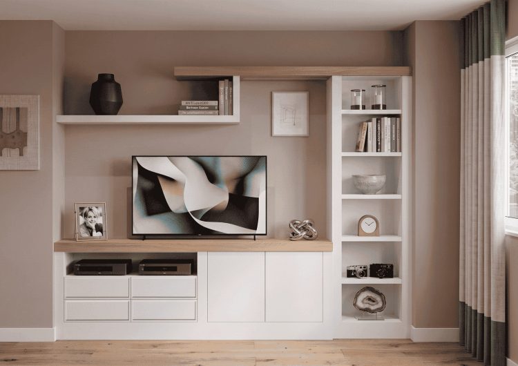 base TV y librería ligera