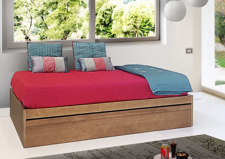 Cama Nido 25 cama baja extraible frente Neoss
