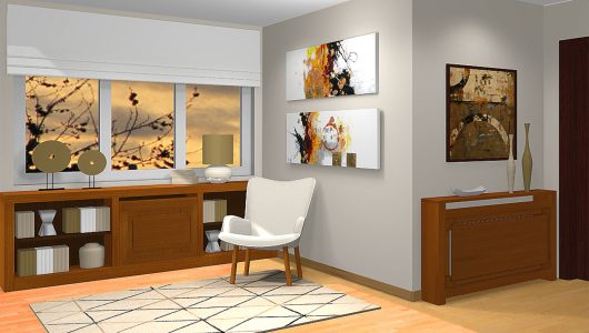 Cbreradiadores bajo ventana modulares