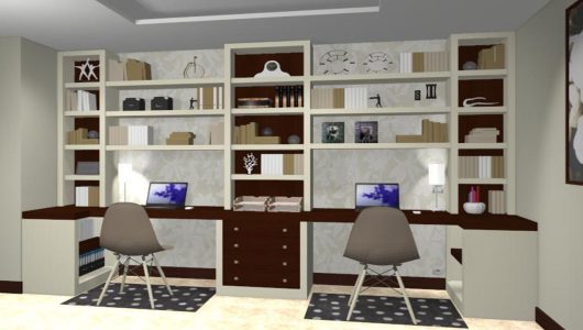 Espacio trabajo a 3 paredes
