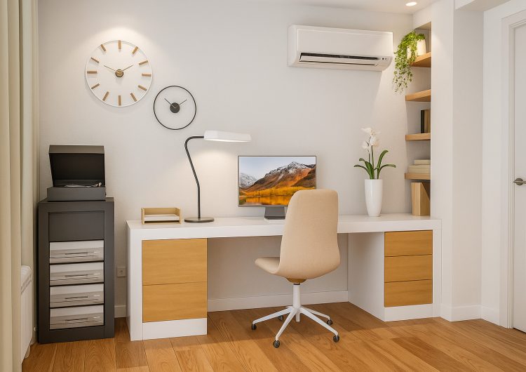Mesa de trabajo Rex doble cajonera