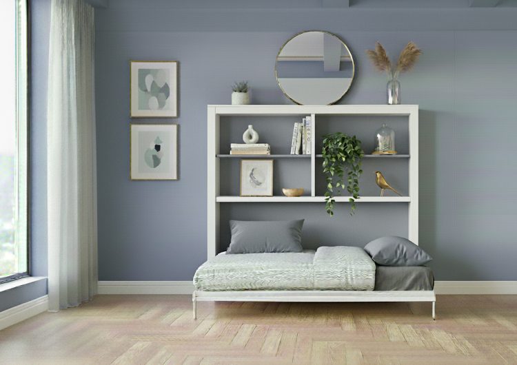 Modulo cama abatible lacado mistral abierta
