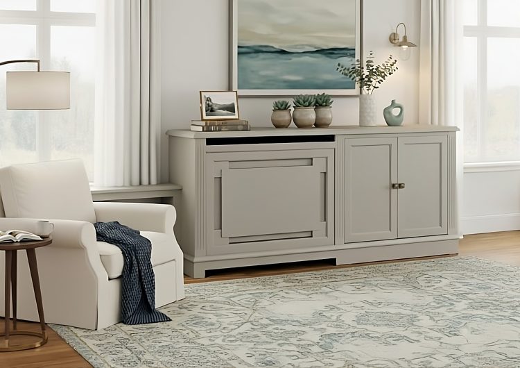 cubre radiador y mueble puertas versalles lacado