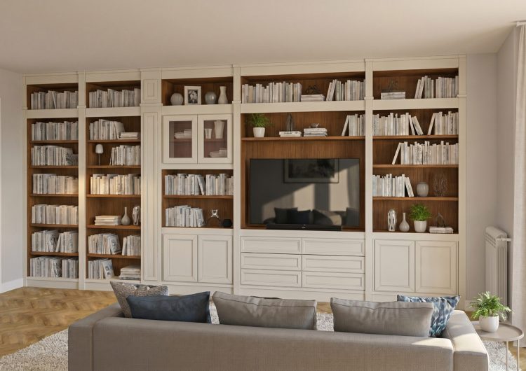 libreria Olimpia bicolor gran capacidad