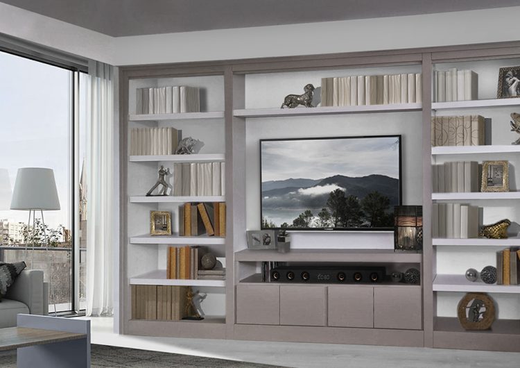 mueble Tv Rialto con hueco sobre puertas