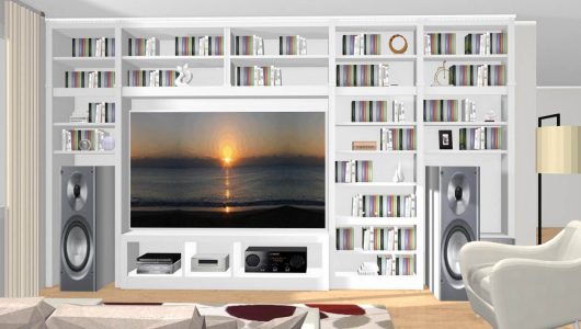 mueble para gran equipo de sonido